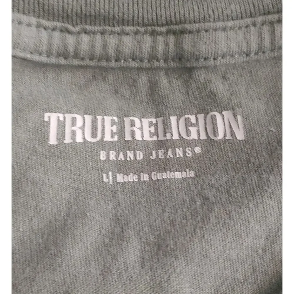 Men's Vintage True Religion T-Shirt Budda Y2K - Large